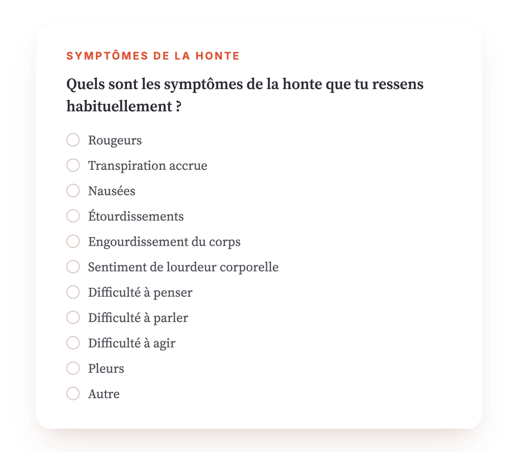 Aperçu, un extrait d'une étape du programme