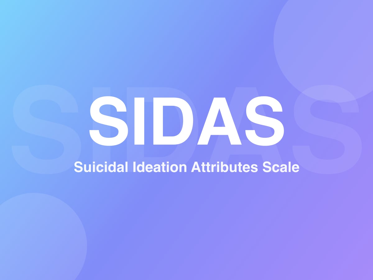 Suicidal Ideation Attributes Scale