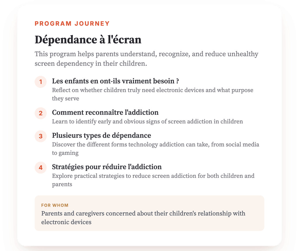 Program overview · Program map: Screen Dependency