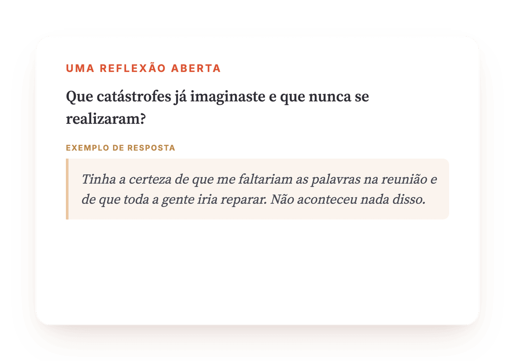 Prévia, um trecho de uma etapa do programa