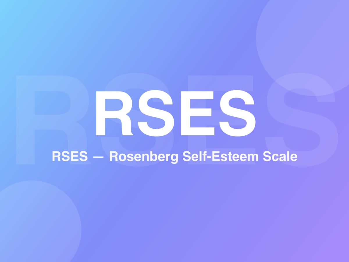 Rosenberg Self-Esteem Scale