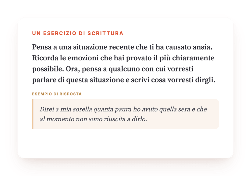 Anteprima, un estratto di una fase del programma