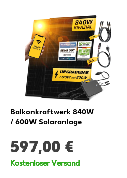 Balkonkraftwerk 840W / 600W