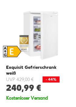 Exquisit Gefrierschrank weiß