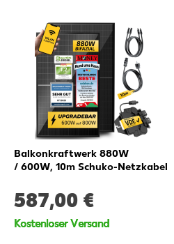 Balkonkraftwerk 880W / 600W