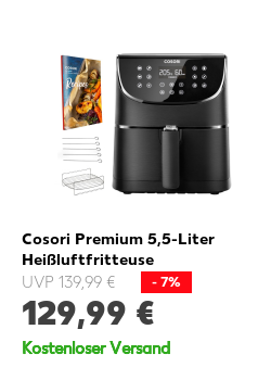 Cosori Premium 5,5-Liter Heißluftfritteuse