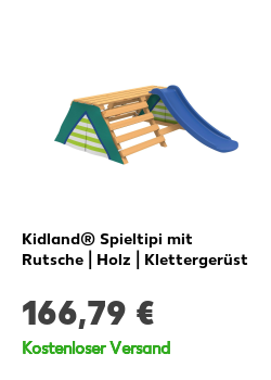 Kidland® Spieltipi mit Rutsche