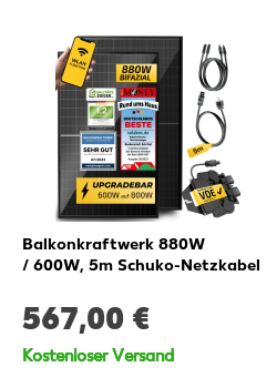 Balkonkraftwerk 880W / 600W