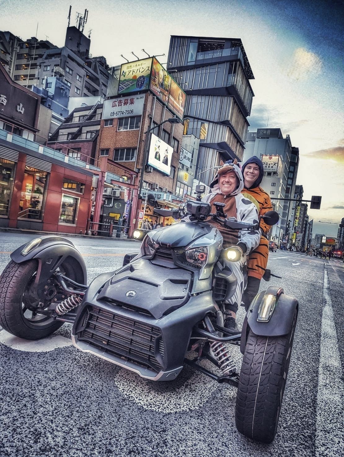 Book Canam on-road Tour of Asakusa & Tokyo on a Can-Am Ryker 600