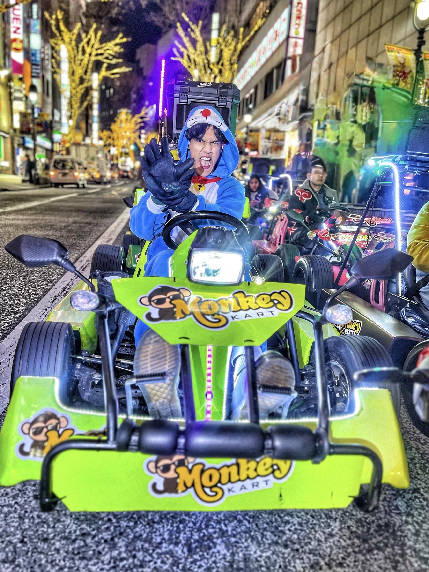 Shibuya Monkey Kart Tour on a Customized Go-Kart! -Rakuten Travel