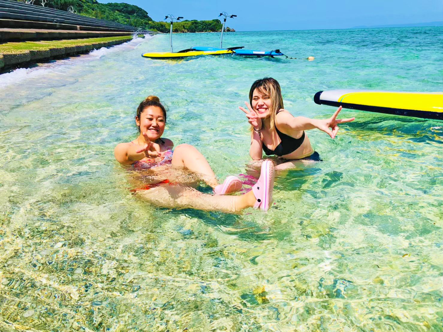 沖縄 古宇利島 COCONUTS CLUB SUP体験＜ペダルサップ／パドルサップ