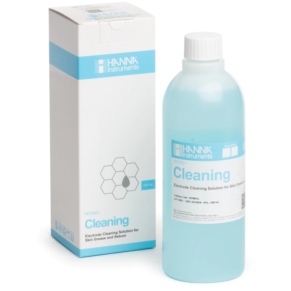 Cleaning solution for skin grease and sebum hanna hi70621l