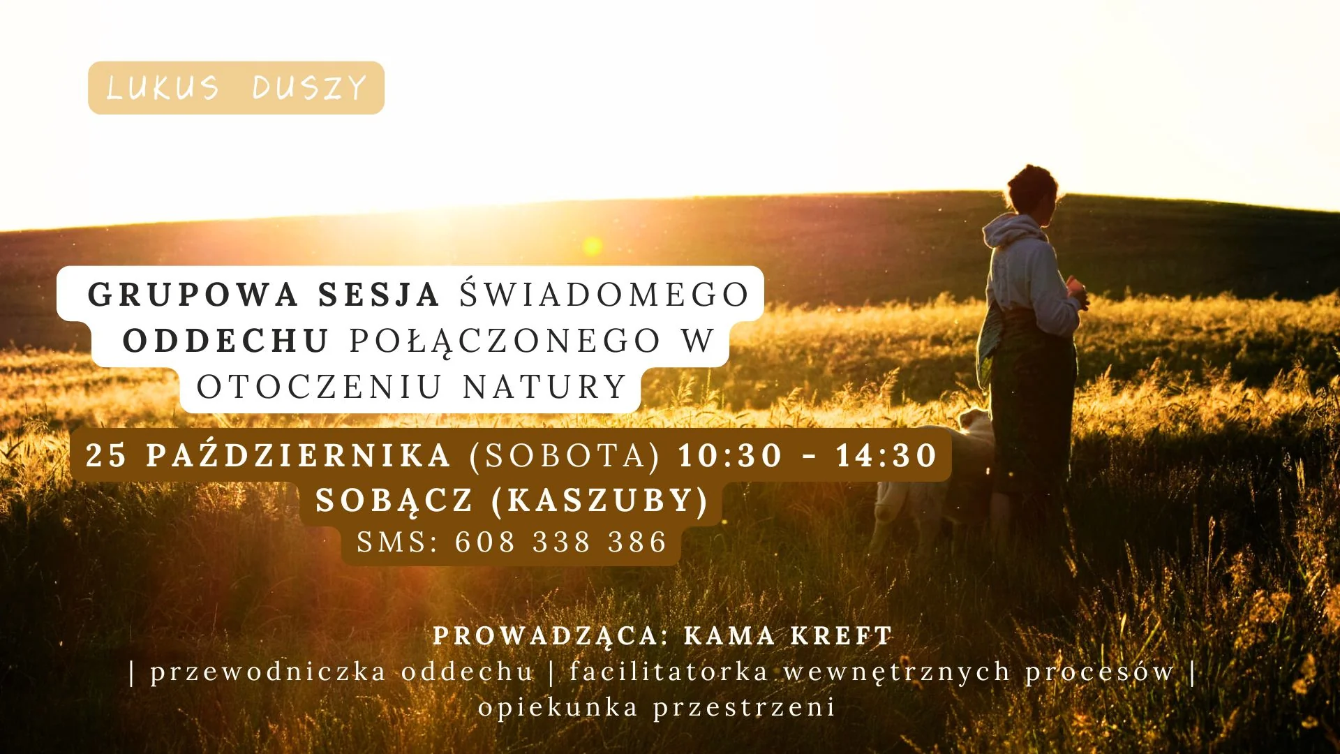 Grupowa sesja oddechu w otoczeniu natury - Kaszuby