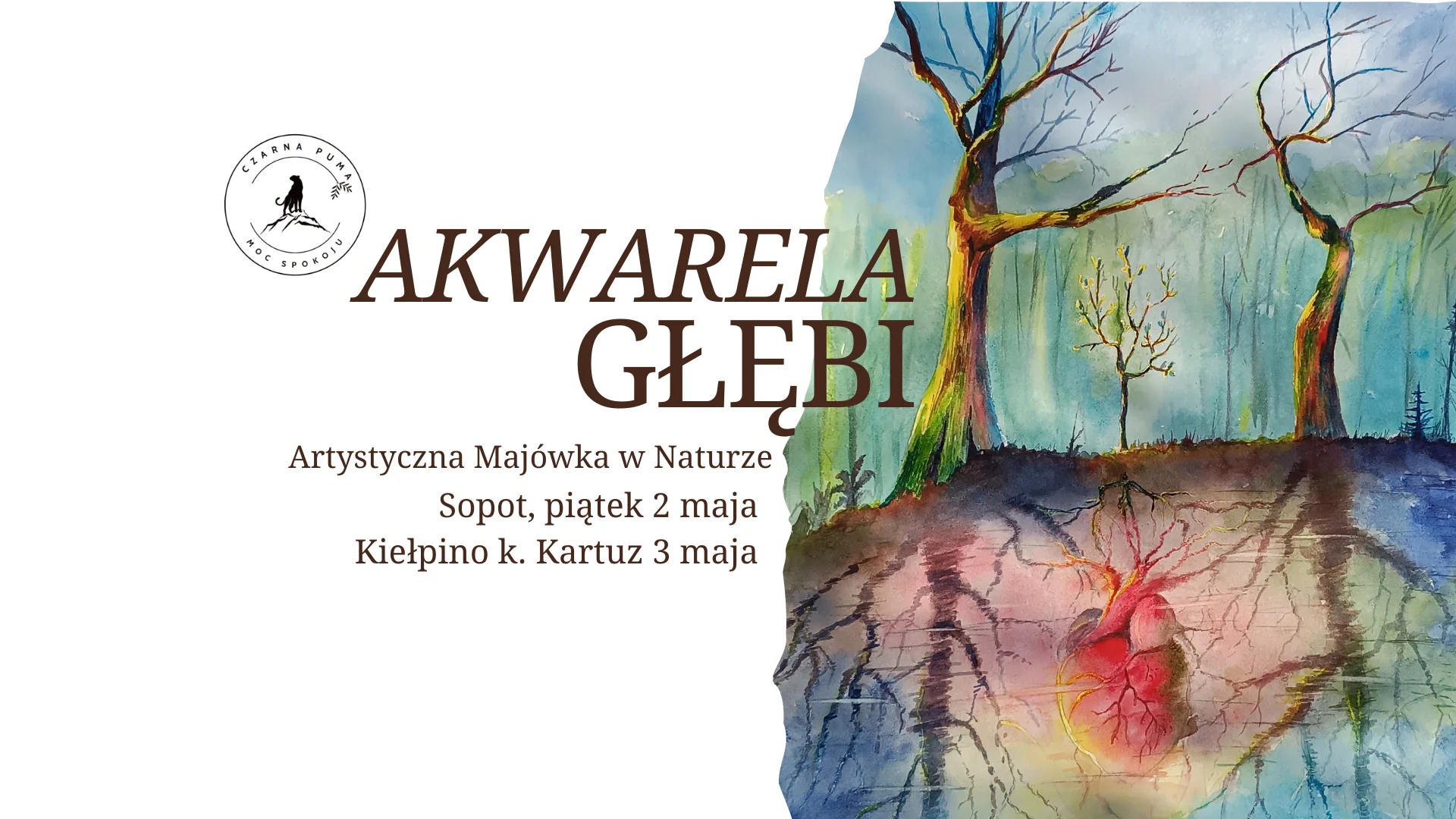 Kąpiel leśna i warsztaty akwarelowe w lesie!