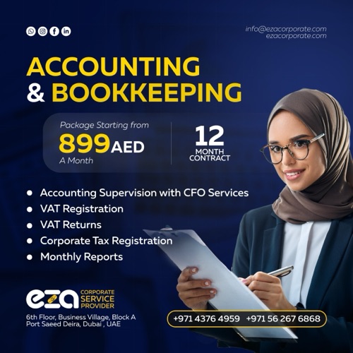 Accounting and bookkeeping, Only 899/- AED (50 transactions*) per month.