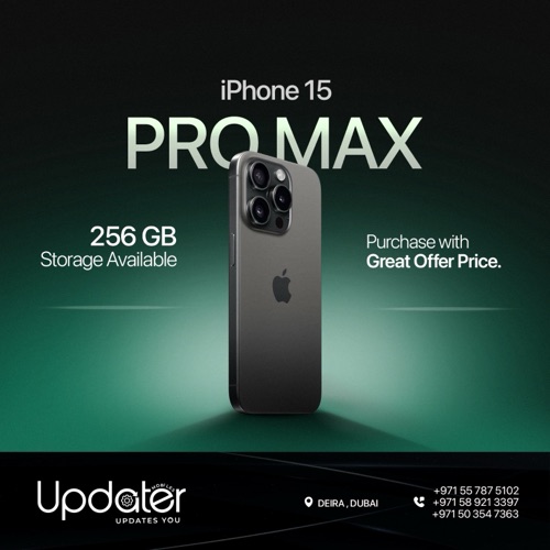 15 PRO MAX 256GB.