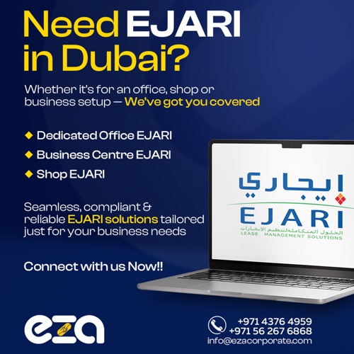 Amazing Offer!!  Dubai Ejari 1 Year Contract. Starting from 5000 AED*(Confirm your Ejari before Payment)Contact us