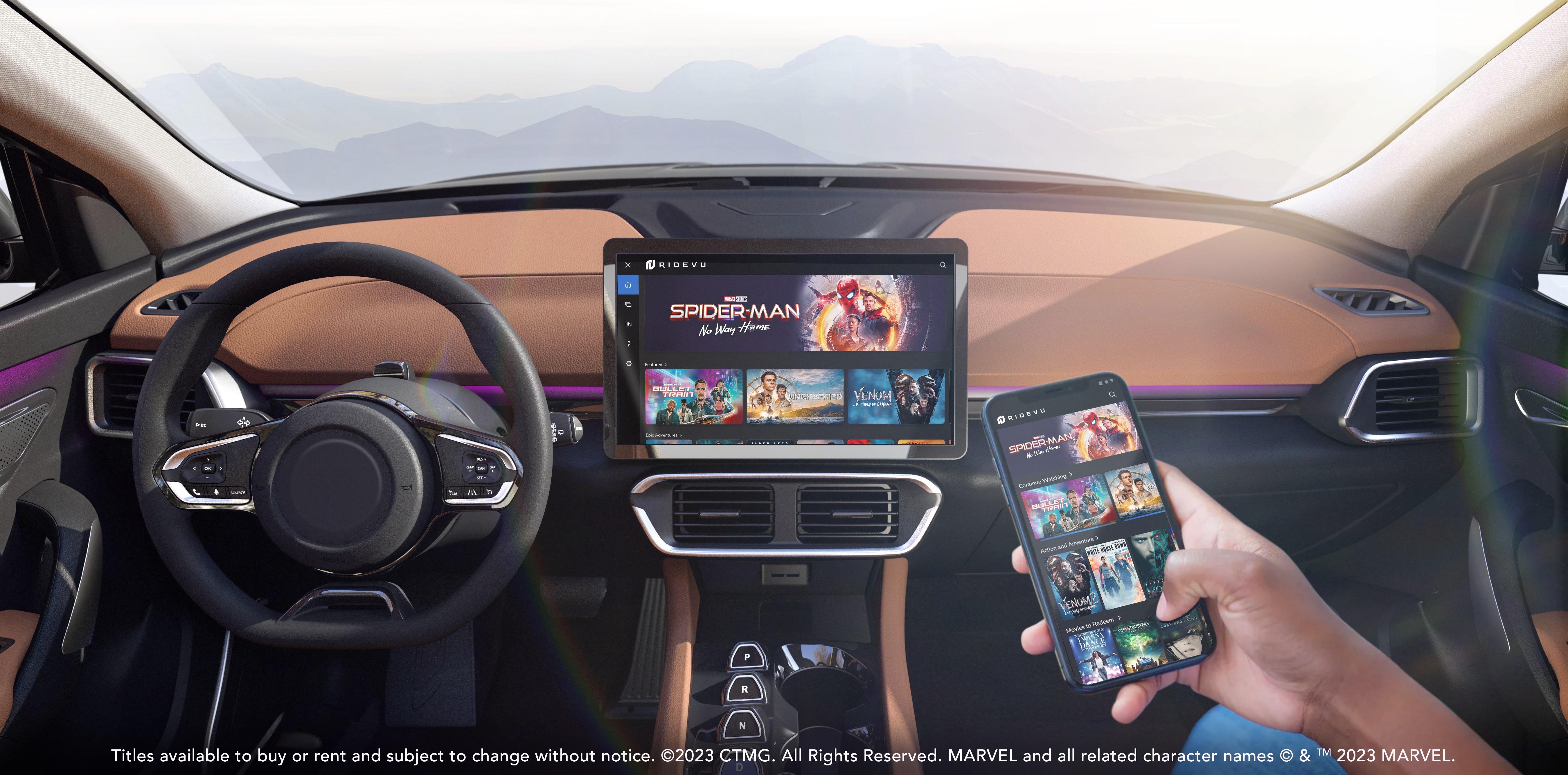 RIDEVU In-Vehicle Streaming Service Launches This Summer to Provide Entertainment in Cars
