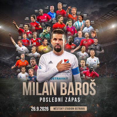Milan Baroš - Poslední zápas / Městský stadion Ostrava / 26.09.2026