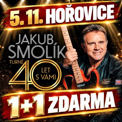 Jakub Smolík s kapelou - turné 40 let s vámi / Společenský dům Hořovice / 05.11.2026
