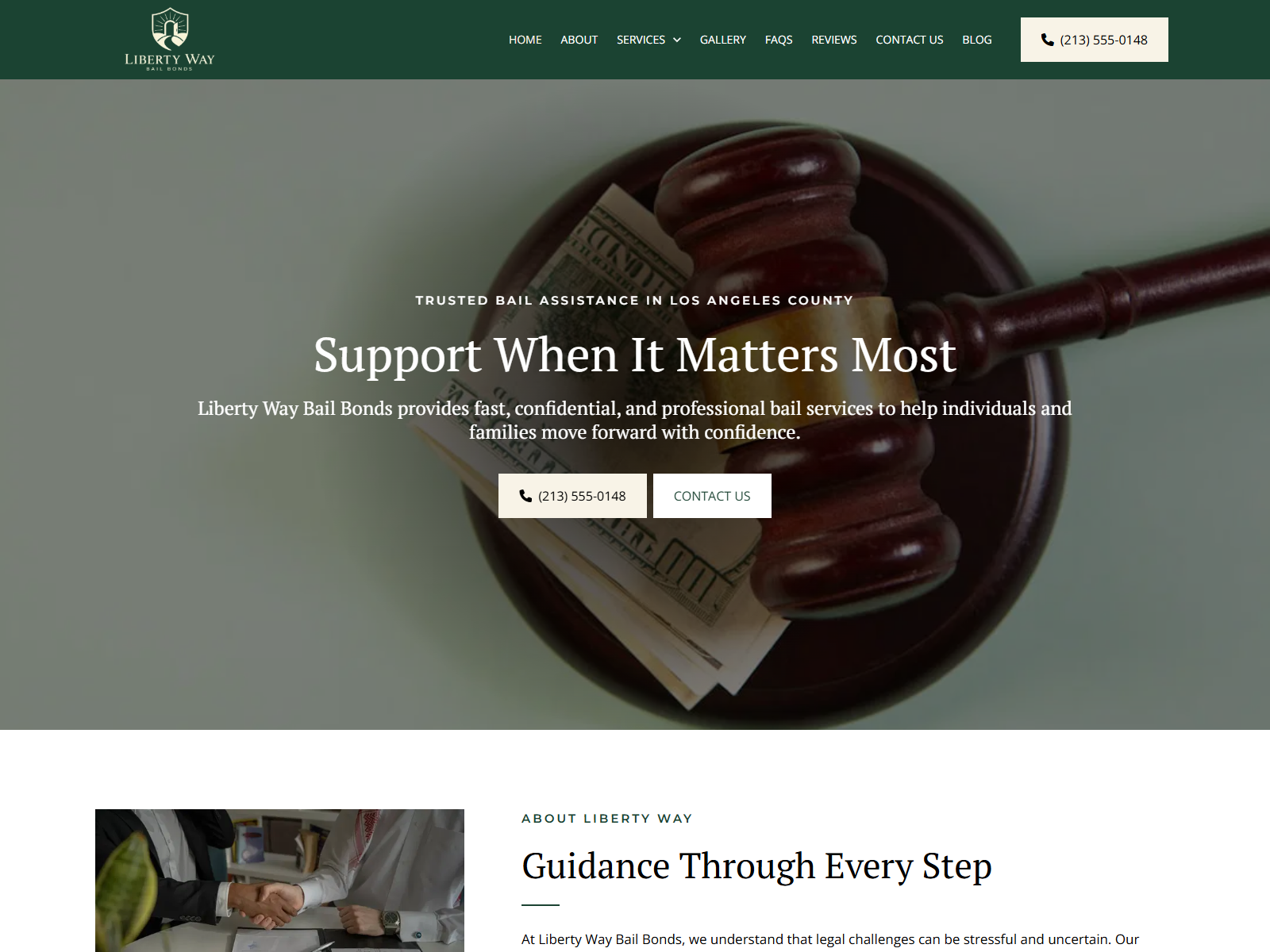 Liberty Way website screenshot
