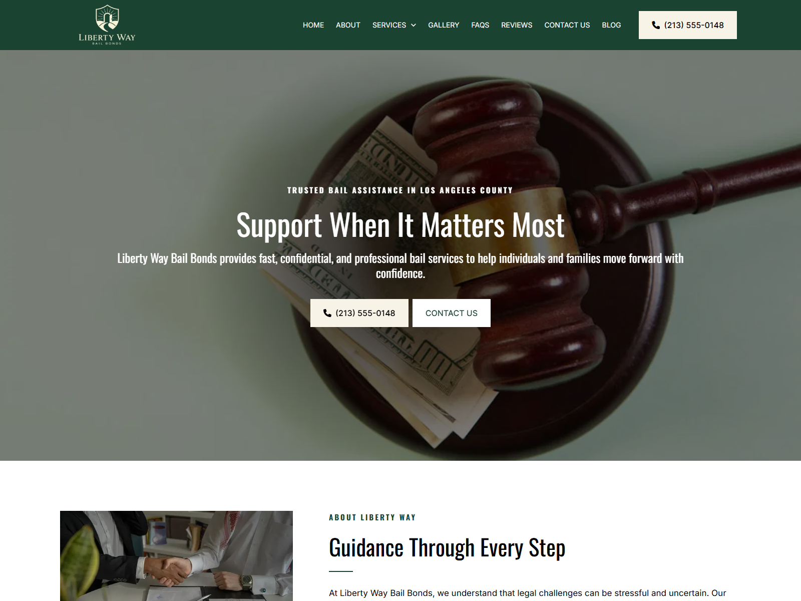 Liberty Way website screenshot
