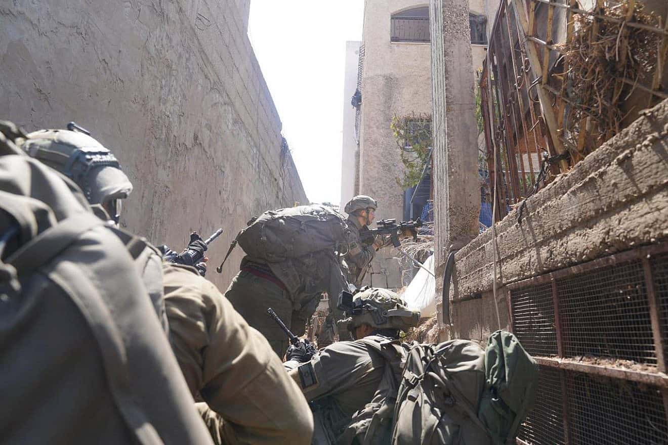 <p>Israeli soldiers in Jenin as part of a counter-terrorism operation, July 3, 2023. ISRAEL DEFENSE FORCES.</p>