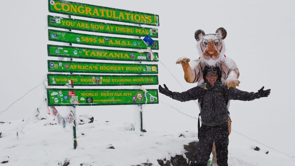 Tiger feet: British wildlife photographer plans to run everest marathon in a tiger suit