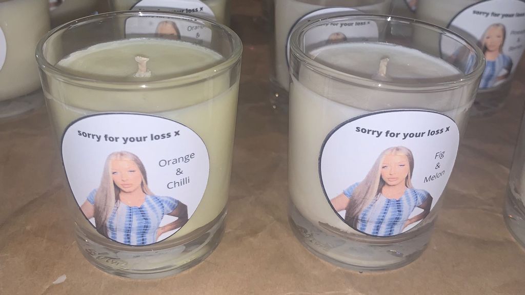 Woman who quit her job made ‘sorry for your loss’ candles for colleagues