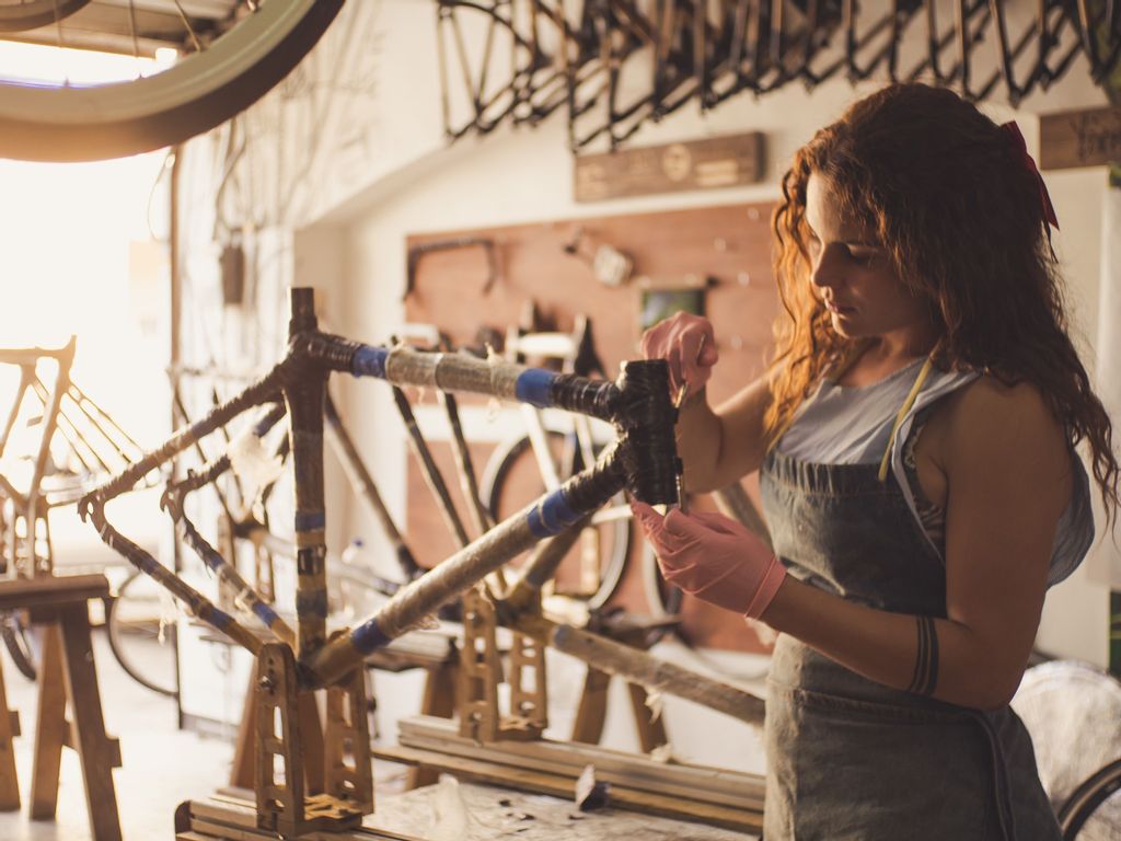 Bamboo Bicycles provide environmentally sustainable transport