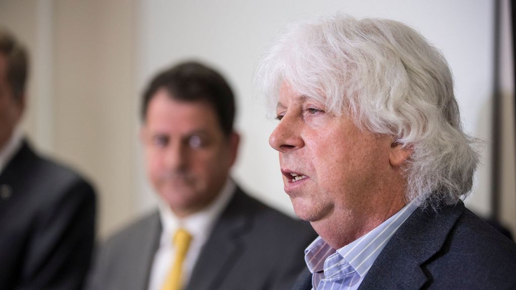 Toronto Councilor, John Filion, speaks to the media at a press conference with regard to the recent spate of antisemitic incidents in Canada. PHOTO BY BERNARD WEIL/TORONTO STAR VIA GETTY IMAGES