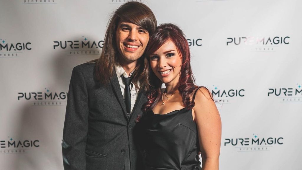 Kalani and Stefanie Hubbard founders of the new cutting edge streaming service in Pure Magic Pictures on Oct 28, 2022. (OPENNG NIGHT /PURE MAGIC PICTURES) © Z News Inc.