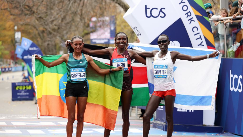 Kenyan-born runner Lonah Chemtai Salpeter places 2nd at NYC Marathon