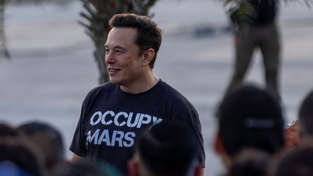 SpaceX founder Elon Musk after a T-Mobile and SpaceX joint event on August 25, 2022, in Boca Chica Beach, Texas. The Twitter CEO questioned if all of his employees on the social media platform were real before laying them off. MICHAEL GONZALEZ/GETTY IMAGES