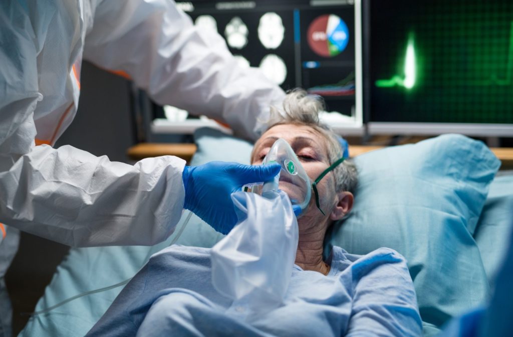 a patient under care.People who have had the virus twice should try and avoid the third bout of it. GROUND PICTURE/ VIA SHUTTERSTOCK 