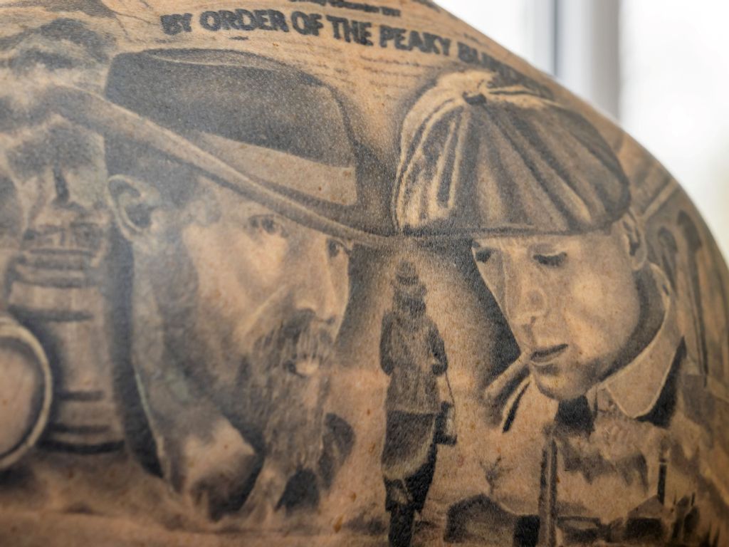 ‘Peaky Blinders’ superfan spends nearly $8K on tattoos devoted to the BBC gangster show