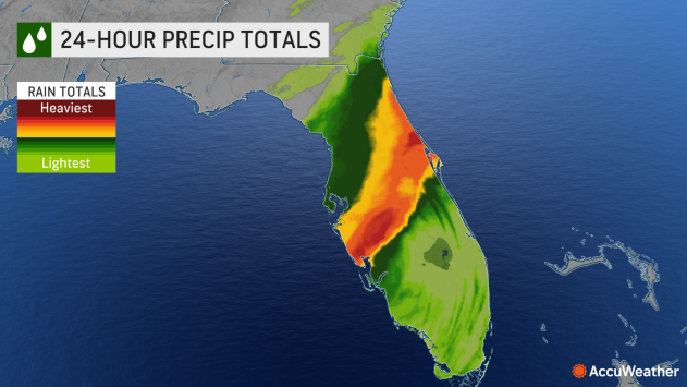 Florida Estimated Precip - Ian