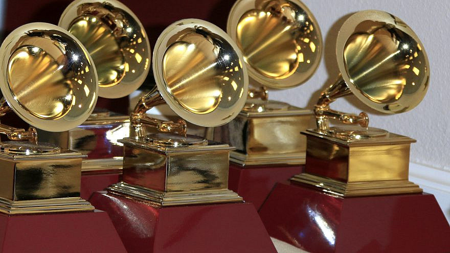 <p>Grammy Award trophies ready for presentation. Jewish musicians are working to have a Jewish musician category for the Grammy Awards. RECORD ACADEMY/JNS</p>