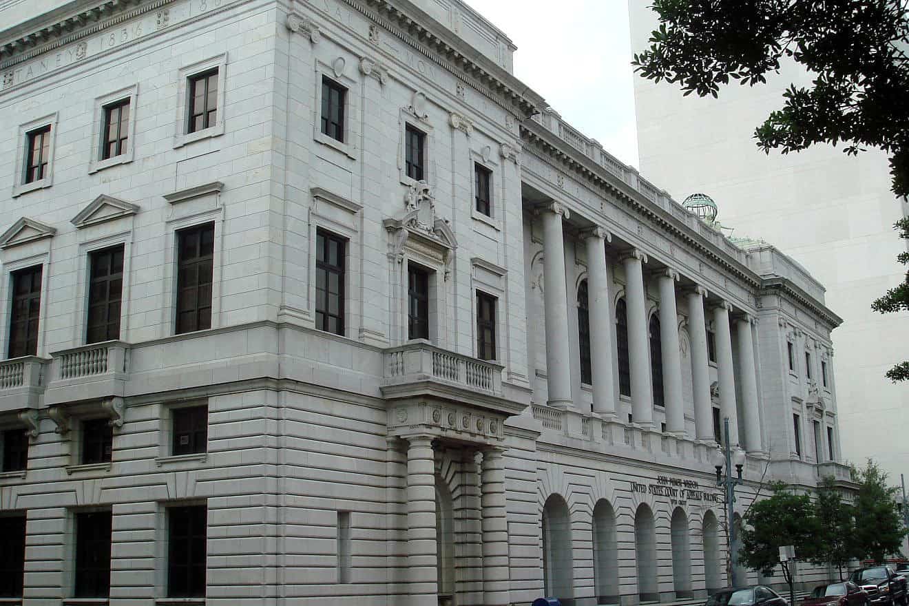 <p>Photo of the John Minor Wisdom U.S. Courthouse, home of the U.S. Court of Appeals for the Fifth Circuit, New Orleans. The BDS movement suffered a setback as the U.S. Court of Appeals dismissed lawsuit against Texas Anti-Boycott Law. JNS. </p>