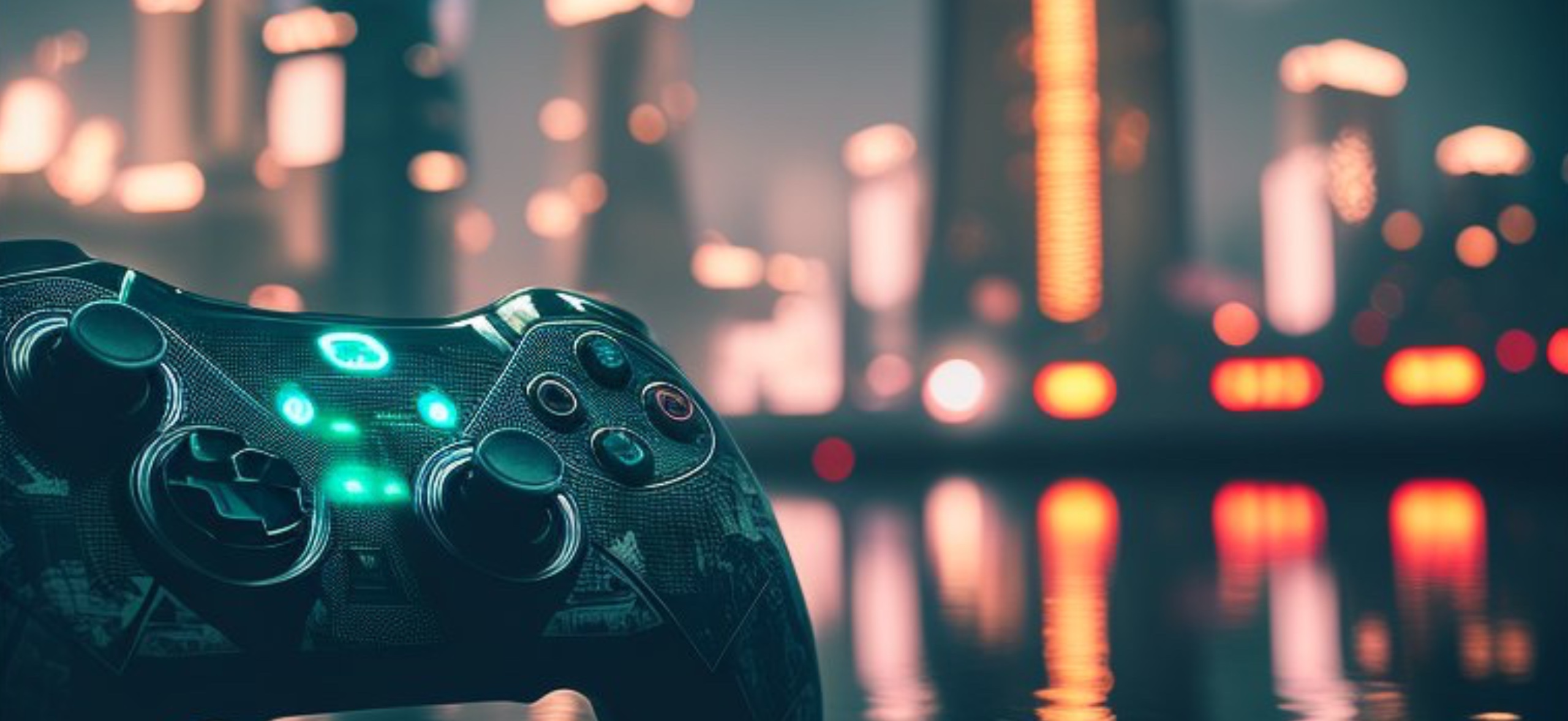 Controller appearing in from of the skyscrapers. in this file photo. China has appeared to reverse some its policies toward international video games. SCREENSHOT/METANEWS