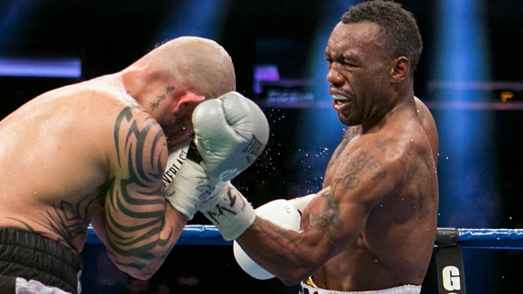 <p>Austin Trout (R) fights against Miguel Cotto in their WBA Super Welterweight Championship title fight at Madison Square Garden. The boxing industry, according to Austin Trout, must adapt and embrace BKFC. ELSA/GETTY IMAGES.</p>