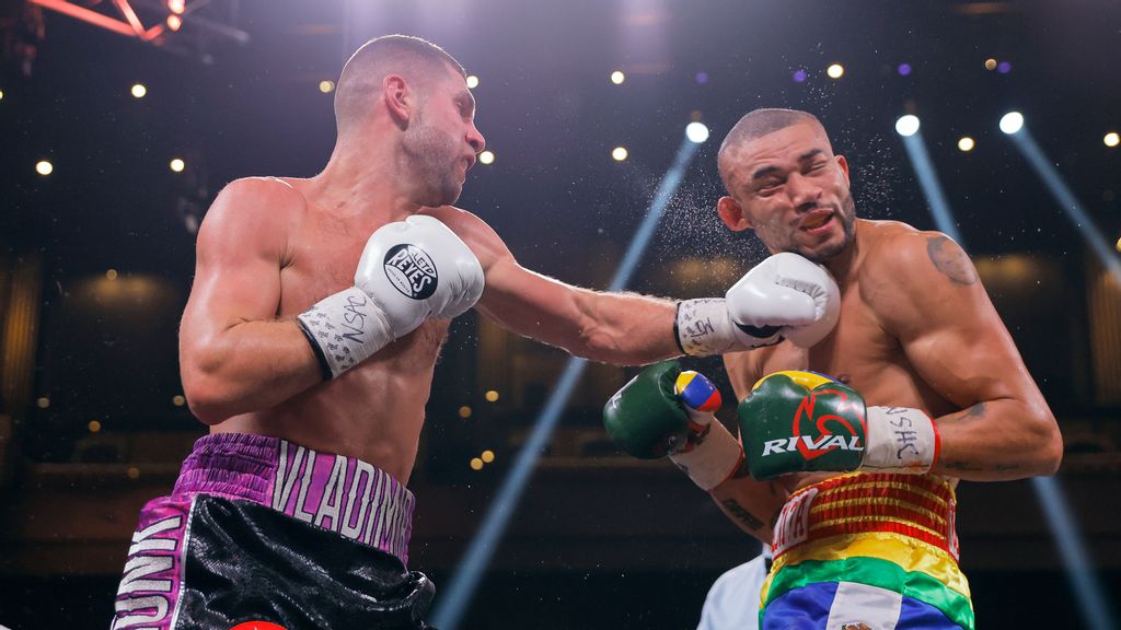 <p>Vladimir Shishkin punches Jose Uzcategui. The BIG TIME BOXING USA event by salita promotions returns on Thursday, March 28.</p>