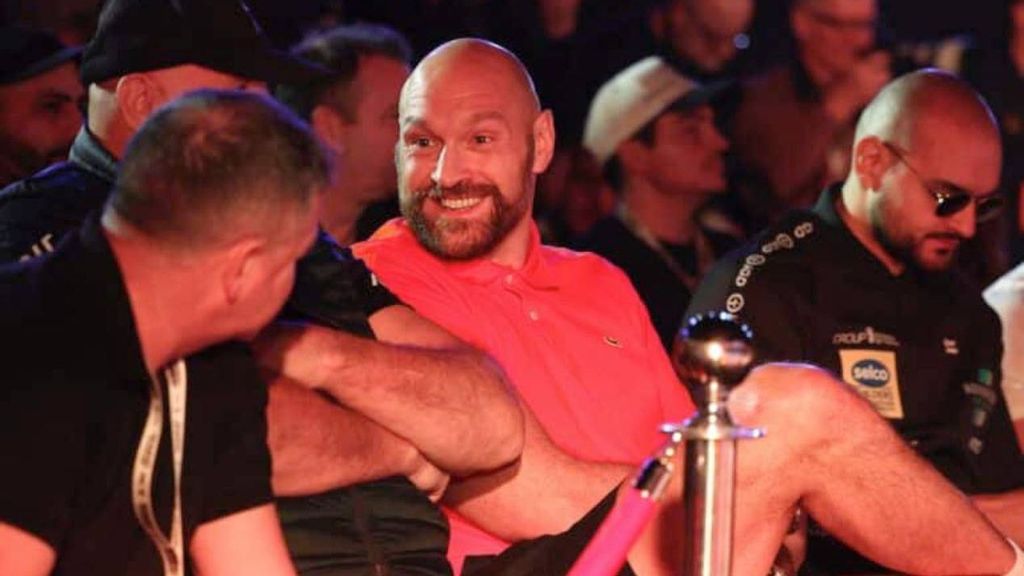 <p>Maybe his legs are older, George Groves wonders about Tyson Fury's dominance. MARK ROBINSON/MATCHROOM BOXING. </p>