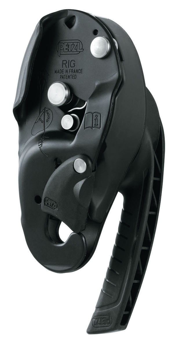 Petzl RIG - Compact descender, black