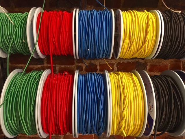 Liros - Sandow (corde élastique), multi-brins, gaine polyester, noir, Ø 12mm