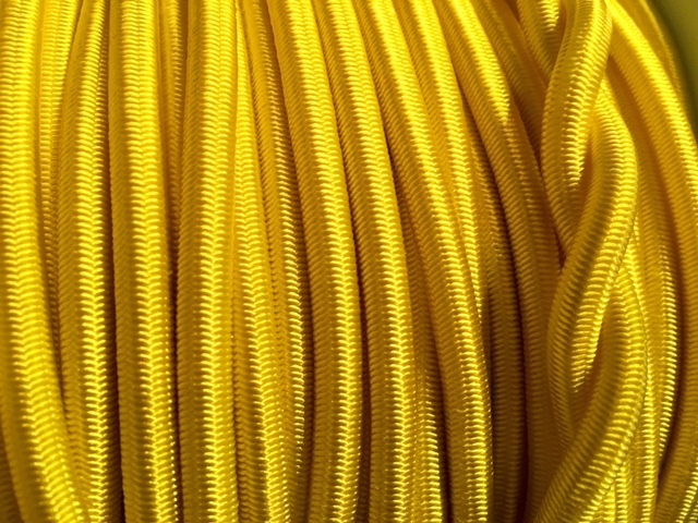 Liros - Sandow (elastische touw), multifilament kern, polyester mantel, geel, Ø 6mm