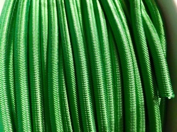 Liros - Sandow (corde élastique), multi-brins, gaine polyester, vert, Ø 3mm