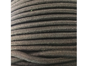 Sandow (elastic rope), multifilament core, polyethylene cover, black, Ø: 10,00mm 100M