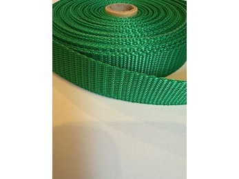 Polypropylene webbing - Green, width: 25,00mm