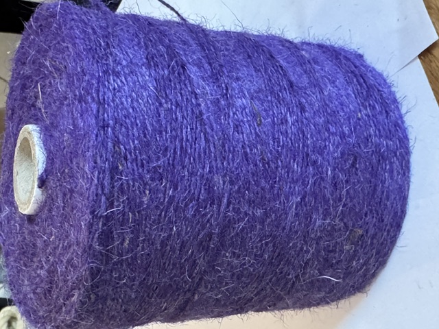 Jute thread, purple, Ø: 2,00mm